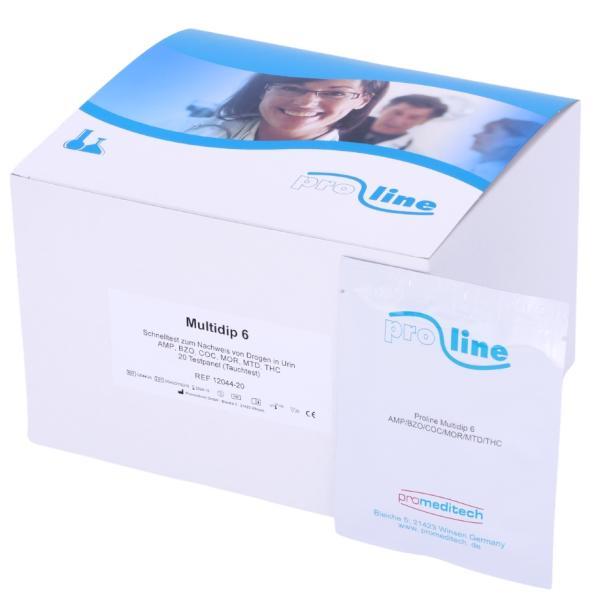 Proline Multidip 6 Drogentest | 20 Testpanel